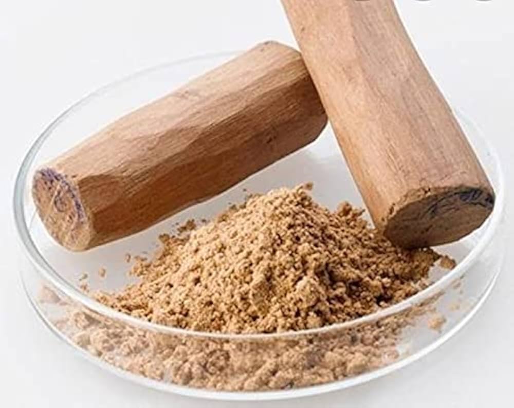 White sandalwood Powder - 50 gm - White chondon ( Mini)